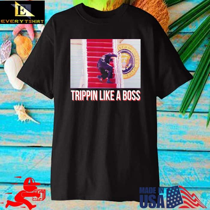 Trippin Like A Boss Funny Political Graphic Image Biden Shirt