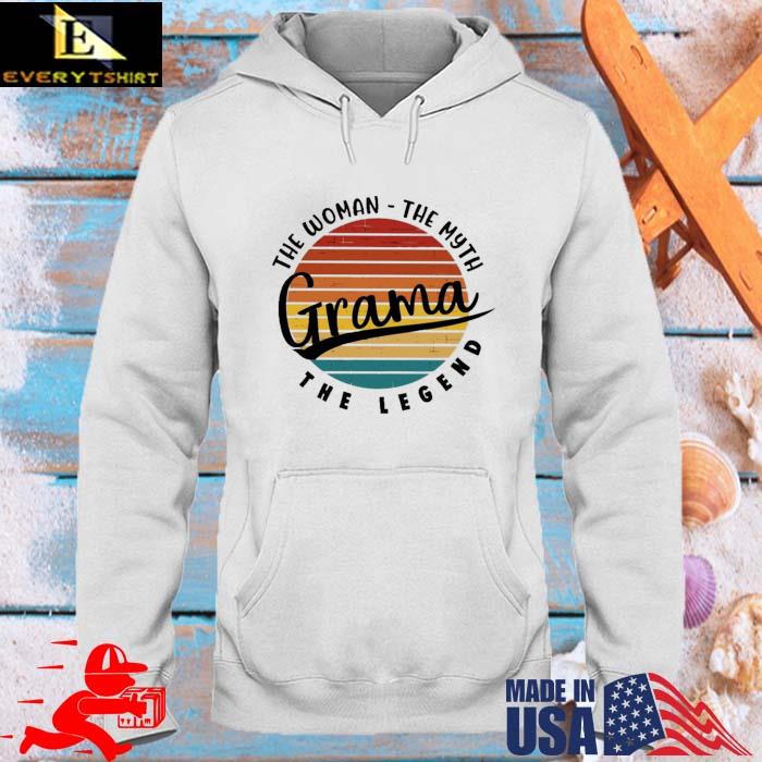 The woman the myth grama the legend vintage hoodie trang