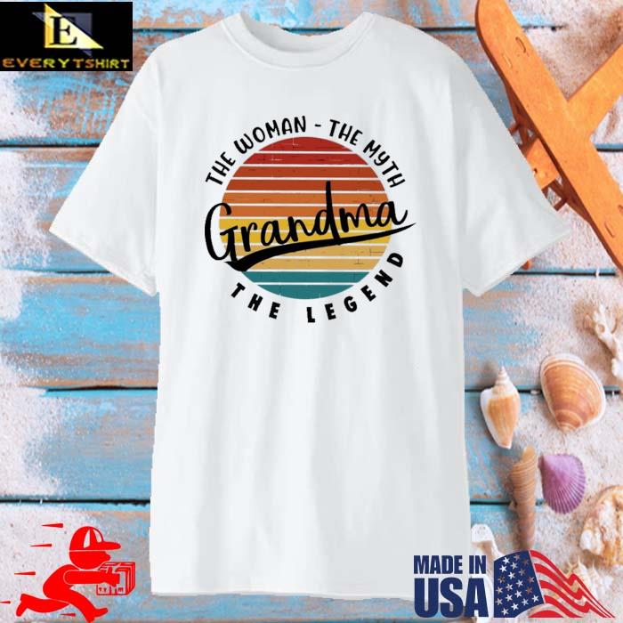 The woman the myth grandma the legend vintage shirt