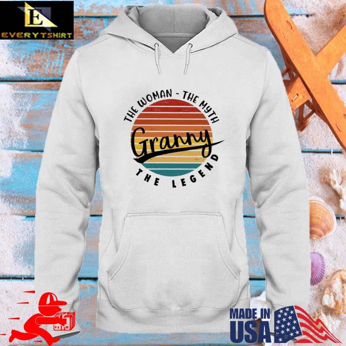 The woman the myth granny the legend vintage hoodie trang