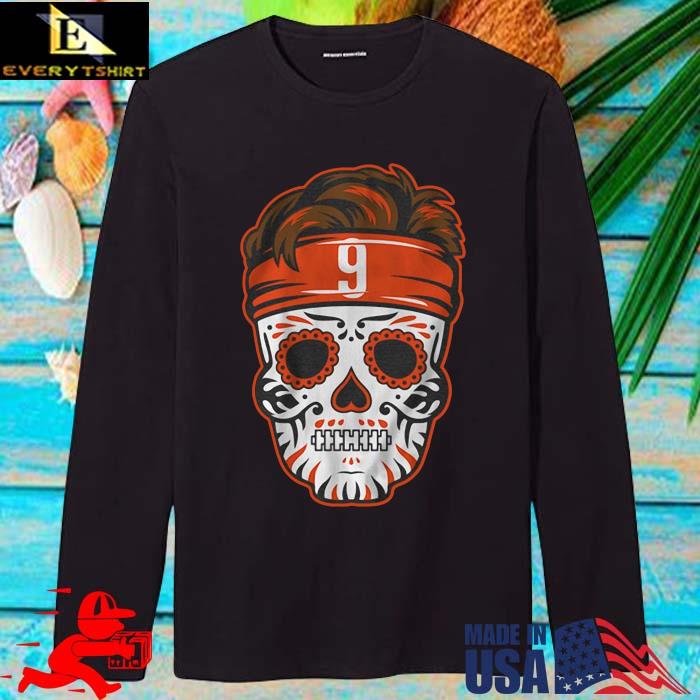 Joe Burrow sugar skull shirt