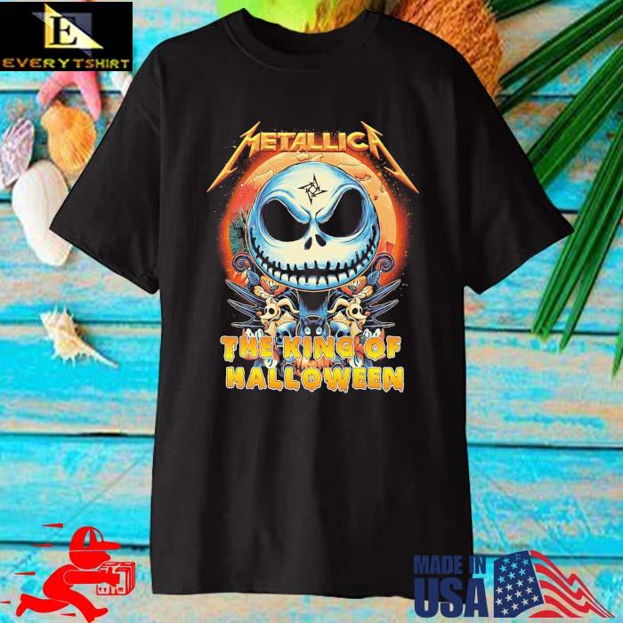 Jack Skellington Metallica The King Of Halloween Shirt
