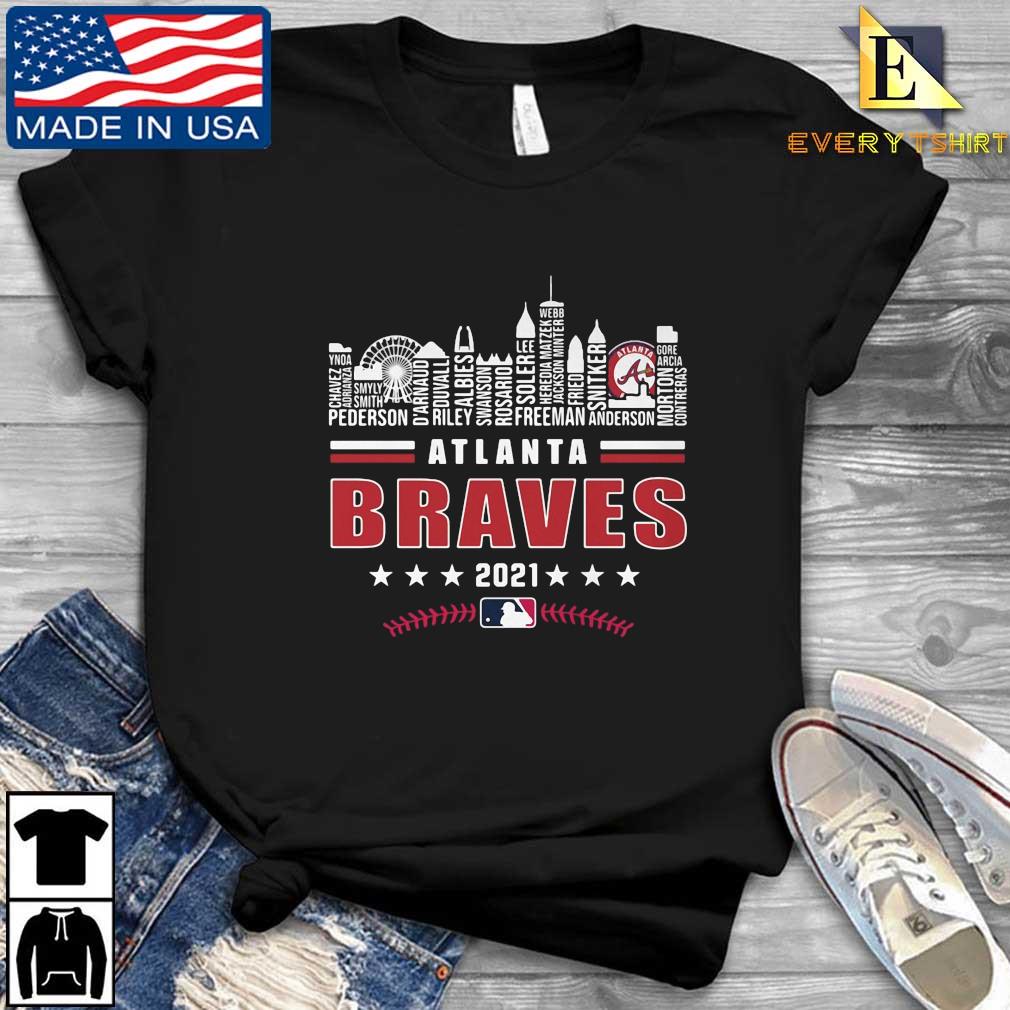 Atlanta Braves Roster Names World Series Champions 2021 Shirt,Sweater,  Hoodie, And Long Sleeved, Ladies, Tank Top