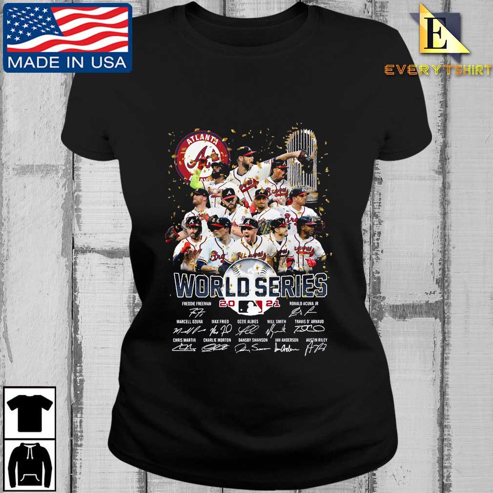 Atlanta Braves World Series Champions 2021 Signatures shirt