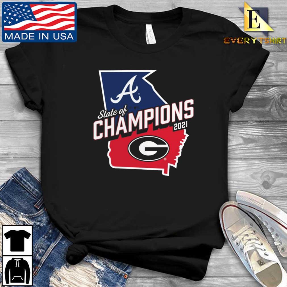 Georgia Bulldogs x Atlanta Braves Fanatics Branded 2021 State of