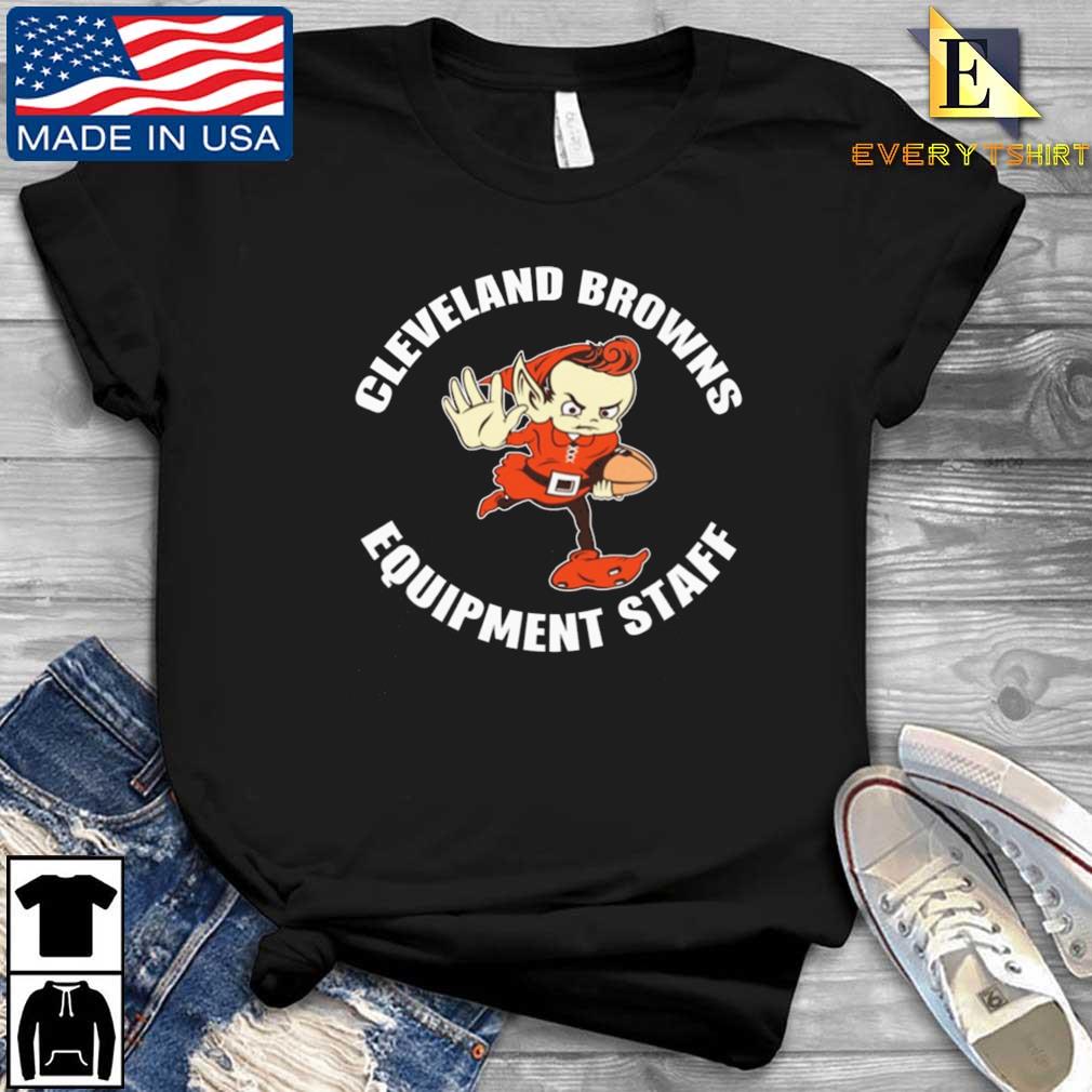 Holeshirts Funny Cleveland Browns Equipment Staff Shirt