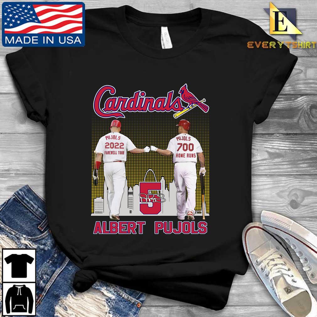 Albert Pujols Men's Cotton T-shirt St. Louis Baseball 