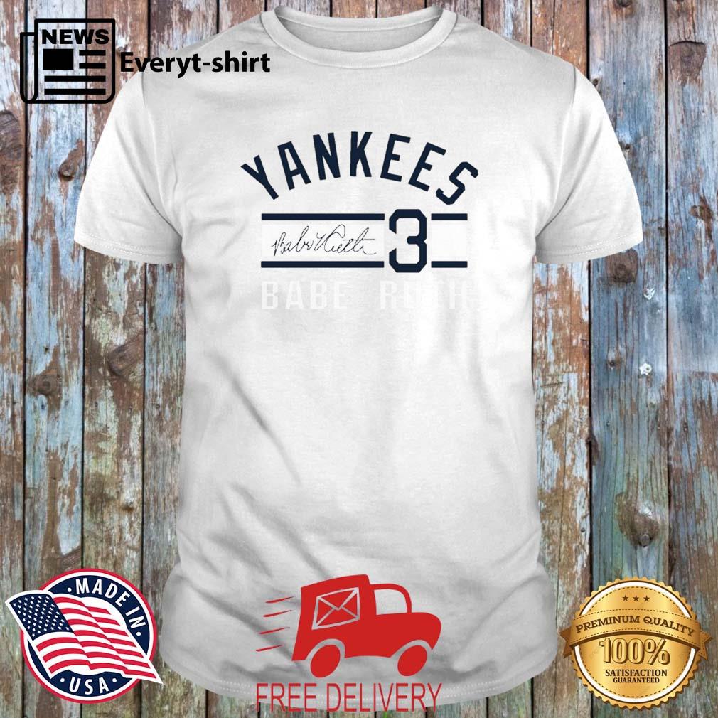 Babe Ruth New York Yankees Homage Remix Jersey Tri-Blend T-Shirt -  Heathered Gray