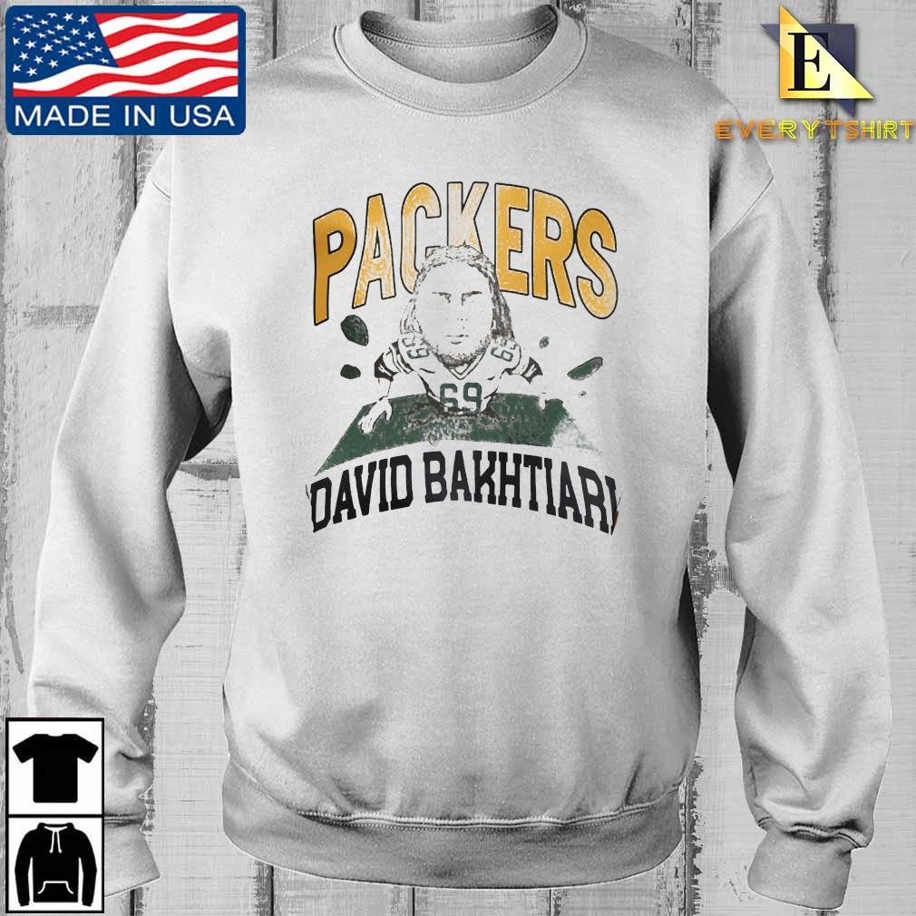 Green Bay Packers David Bakhtiari Shirt, hoodie, sweater, long