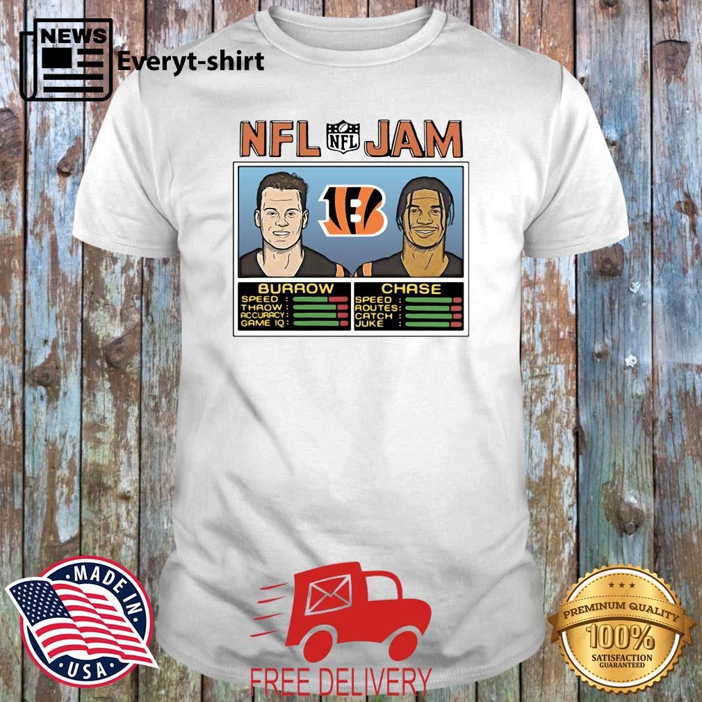 Joe Burrow Jamarr Chase Cincinnati Bengals NFL shirt, hoodie, sweater, long  sleeve and tank top