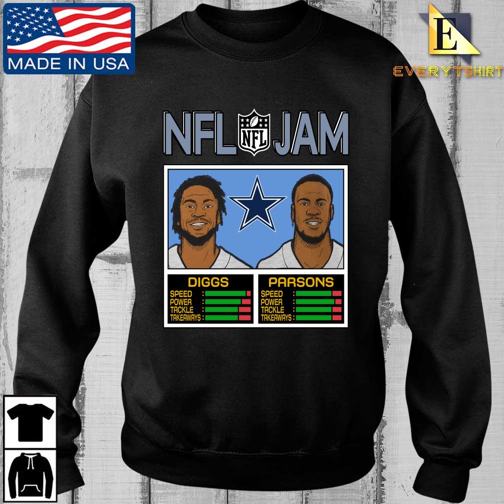 NFL Jam Cowboys Diggs And Parsons shirt, hoodie, sweater, long