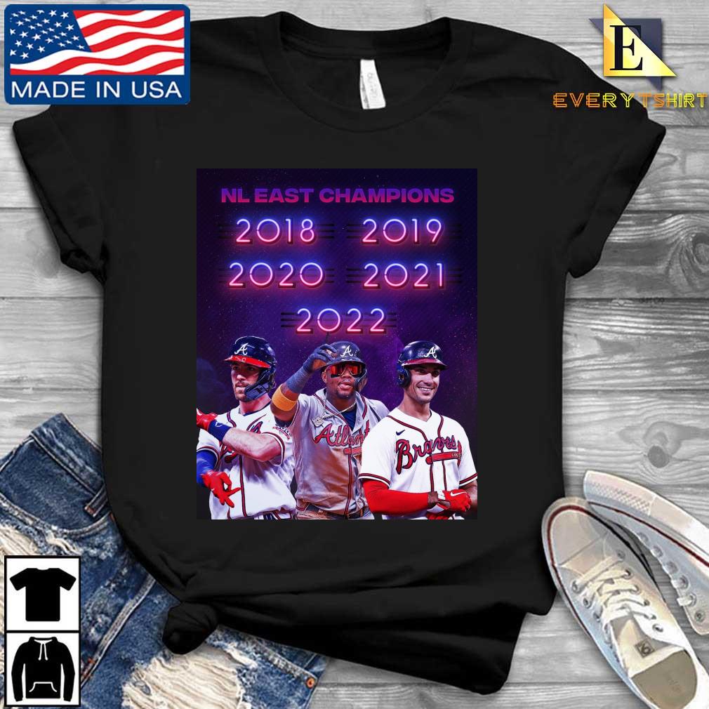 Atlanta Braves NL East Champions 2018-2022 Back to back shirt, hoodie,  sweater, long sleeve and tank top