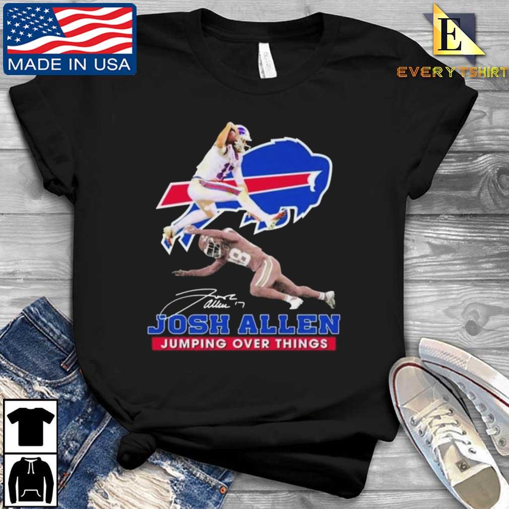 Buffalo Bills Josh Allen Jumping Over Things Signature Shirt