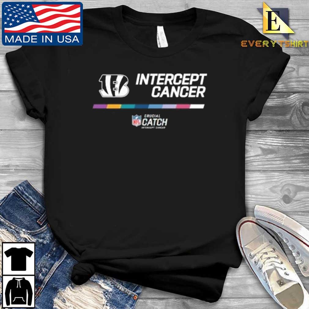 Cincinnati Bengals 2022 NFL Crucial Catch intercept cancer shirt, hoodie,  sweater and v-neck t-shirt