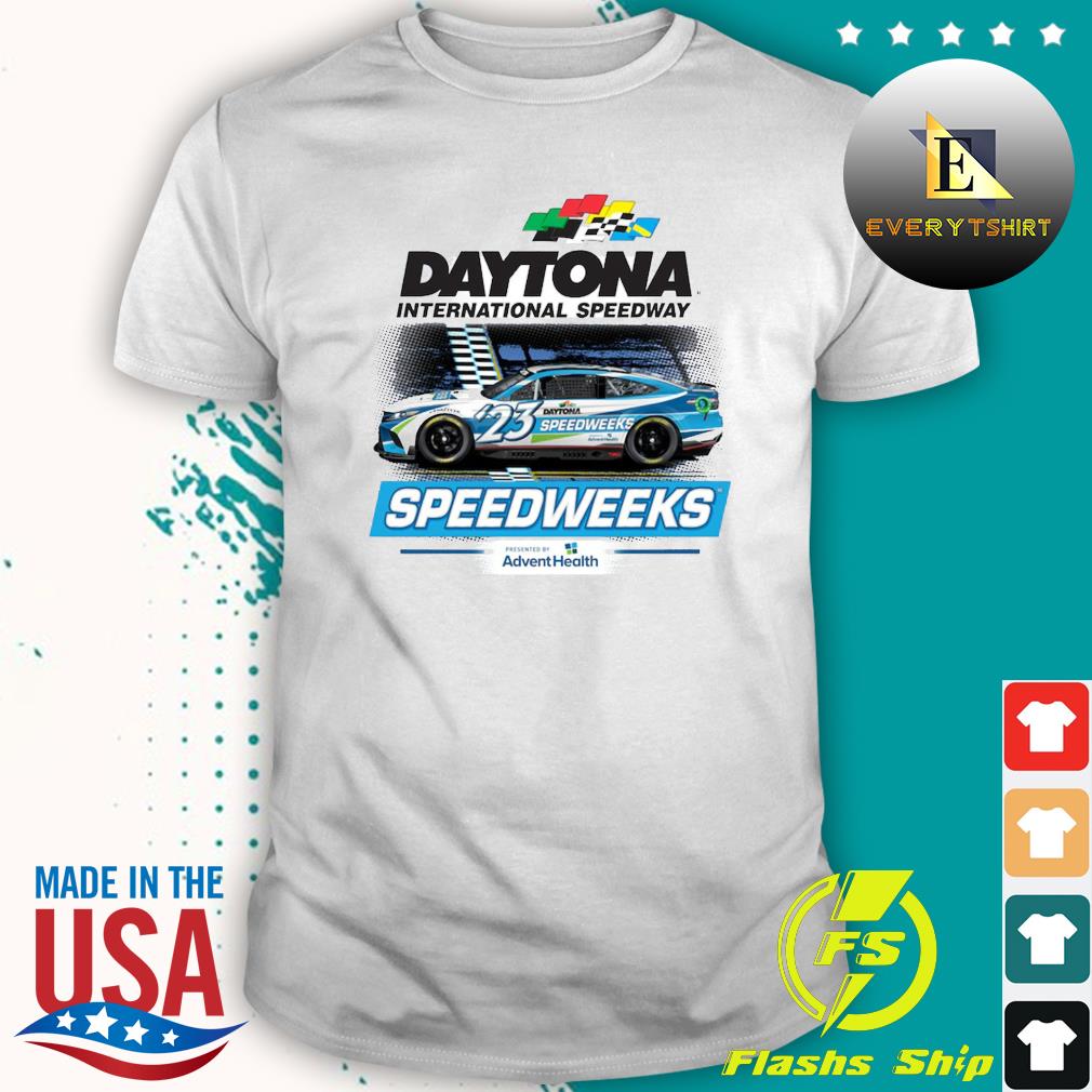 Daytona International Speedway Checkered Flag Two Spot Knit Speedweeks Shirt