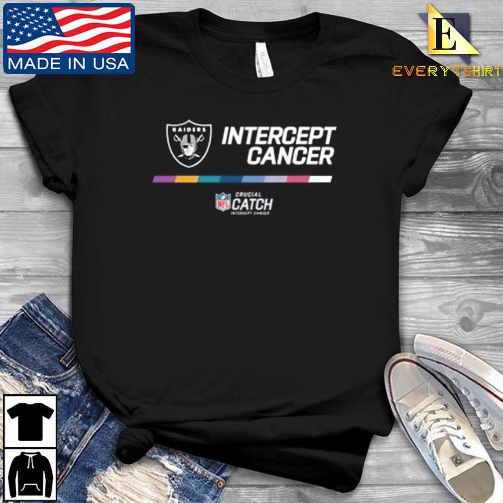 Las Vegas Raiders NFL Intercept Cancer Crucial Catch Hoodie