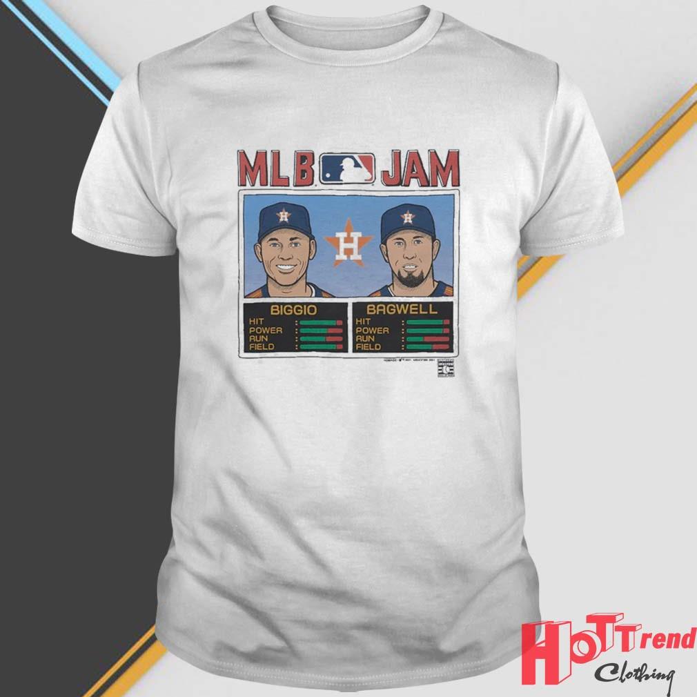MLB Jam Astros Biggio And Bagwell 2022 Shirt