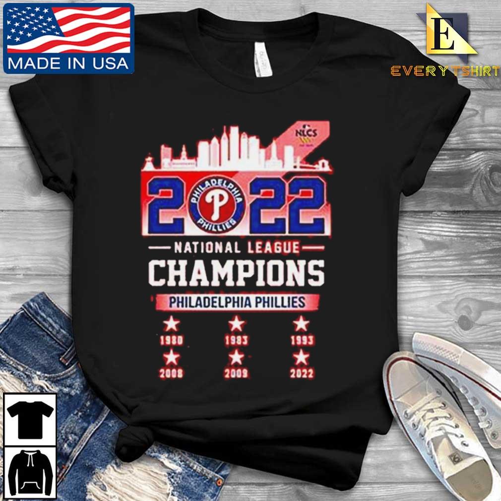 MLB Philadelphia Phillies 2022 National League Champions 1980 2022 Philadelphia City Shirt