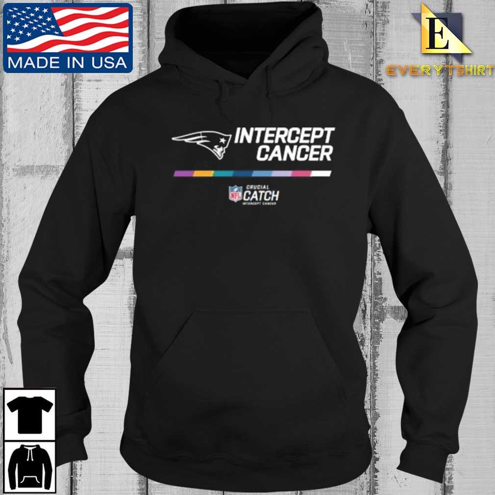 Patriots 2022 NFL crucial catch intercept cancer shirt, hoodie, sweater,  long sleeve and tank top