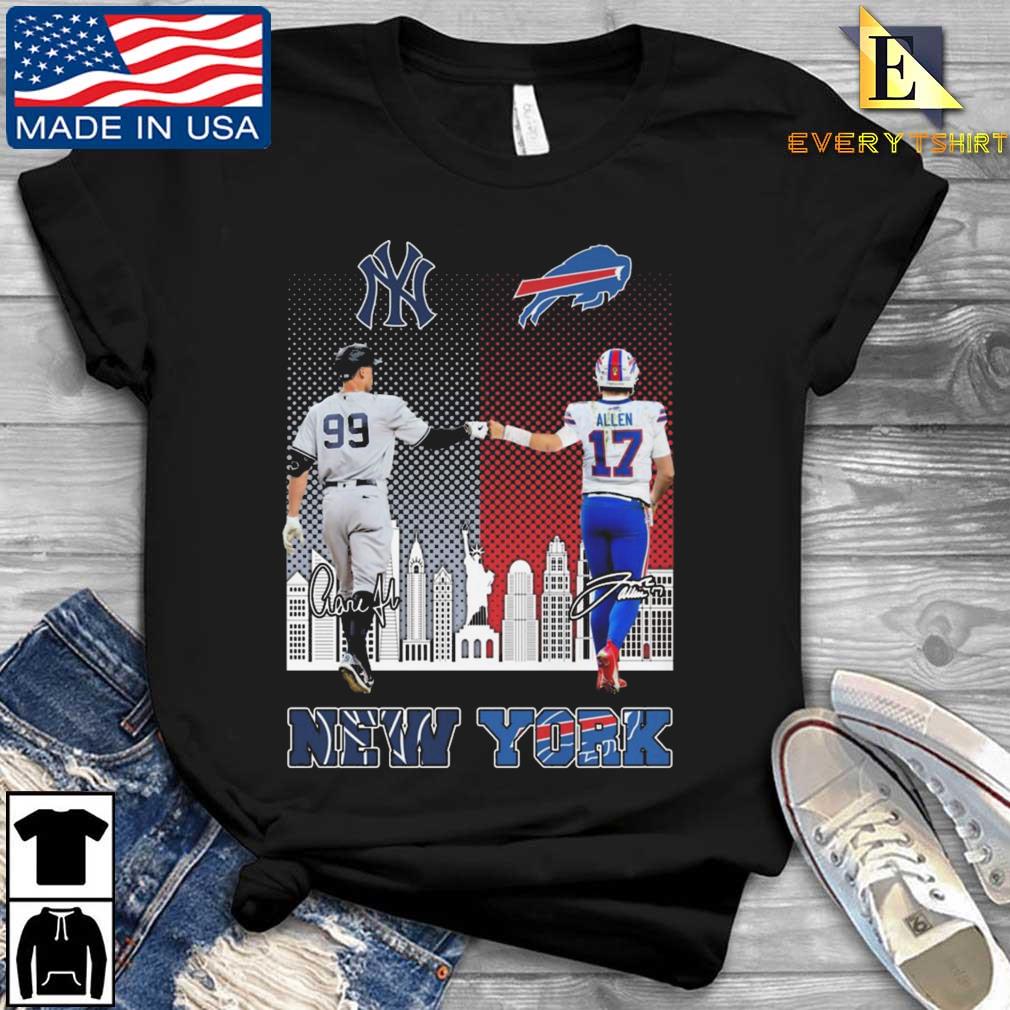 2022 New york yankees and Buffalo Bills aaron judge and josh allen