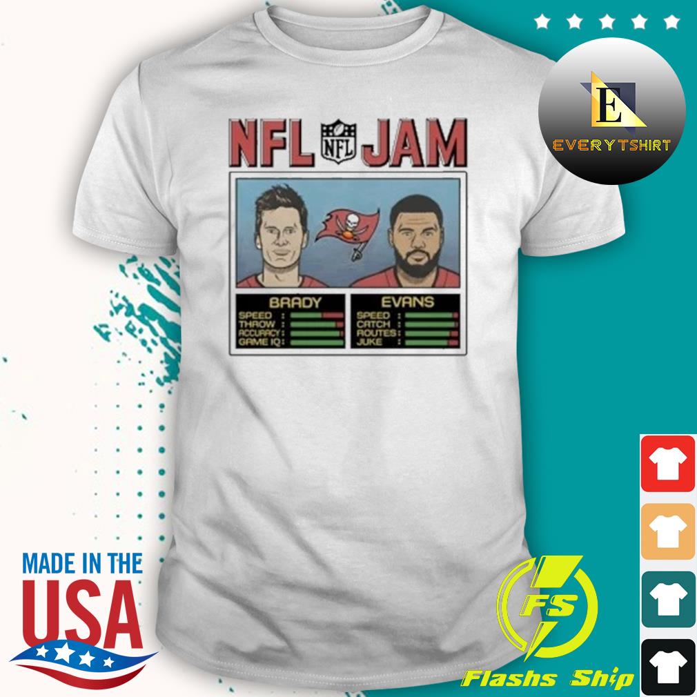 FREE shipping The Nfl Jam Buccaneers Brady And Evans Shirt, Unisex tee,  hoodie, sweater, v-neck and tank top