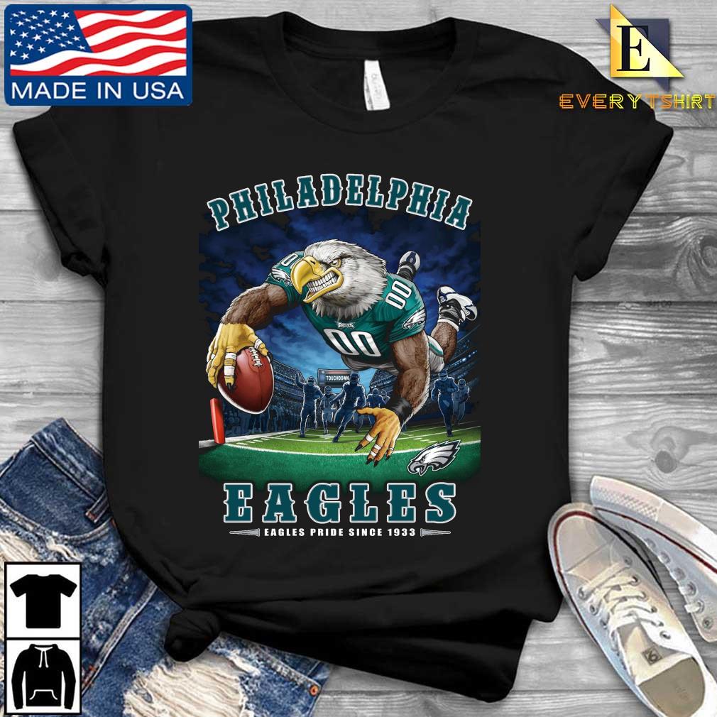 Philadelphia Eagles End Zone Pride Since 1933 T-Shirt Front and Back d –  All American Sportswear Online