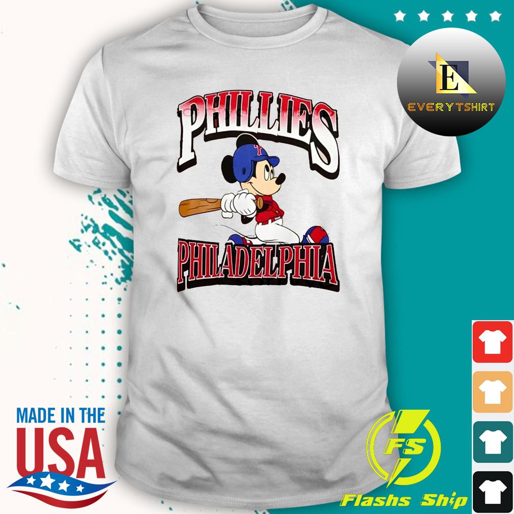 Philadelphia Phillies Disney Mickey Mouse Baseball 2022 Shirt