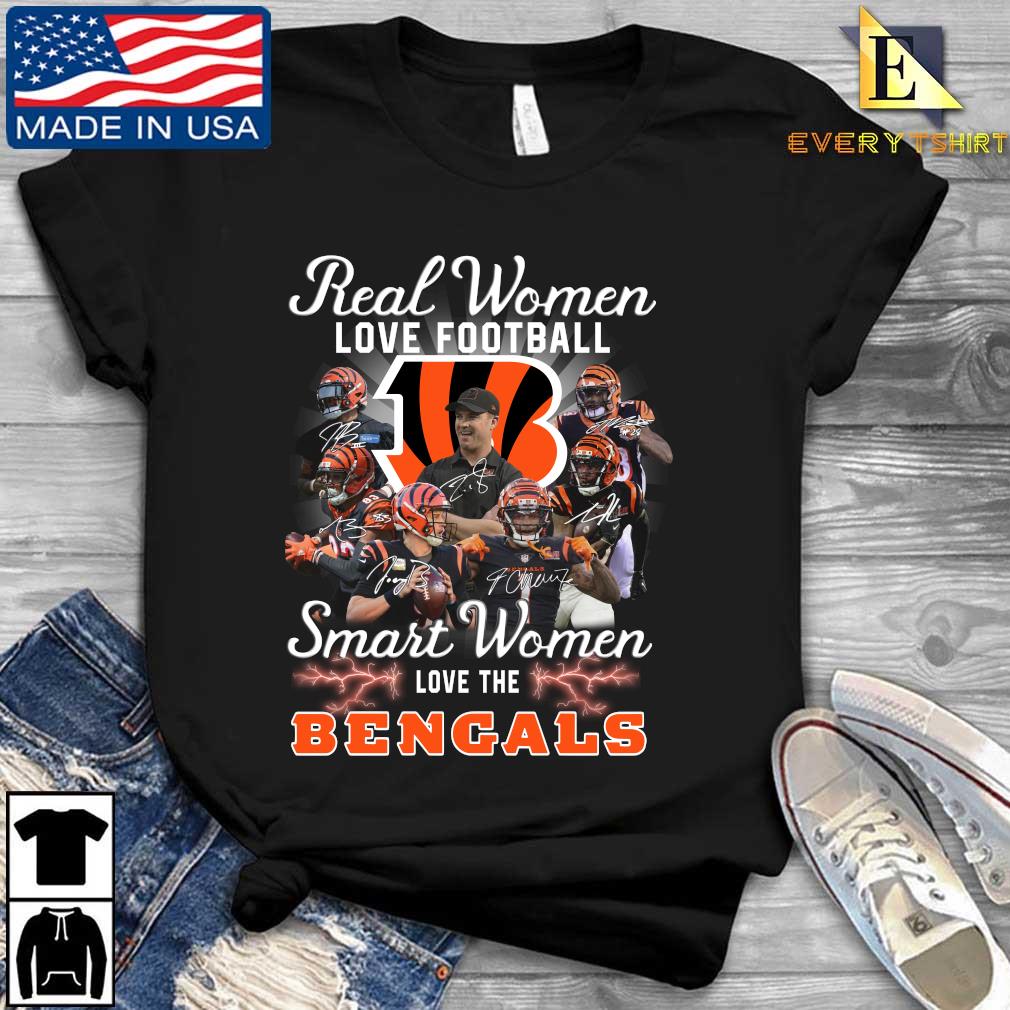 Real women love football smart women love the Cincinnati Bengals 2023 shirt,  hoodie, sweater, long sleeve and tank top