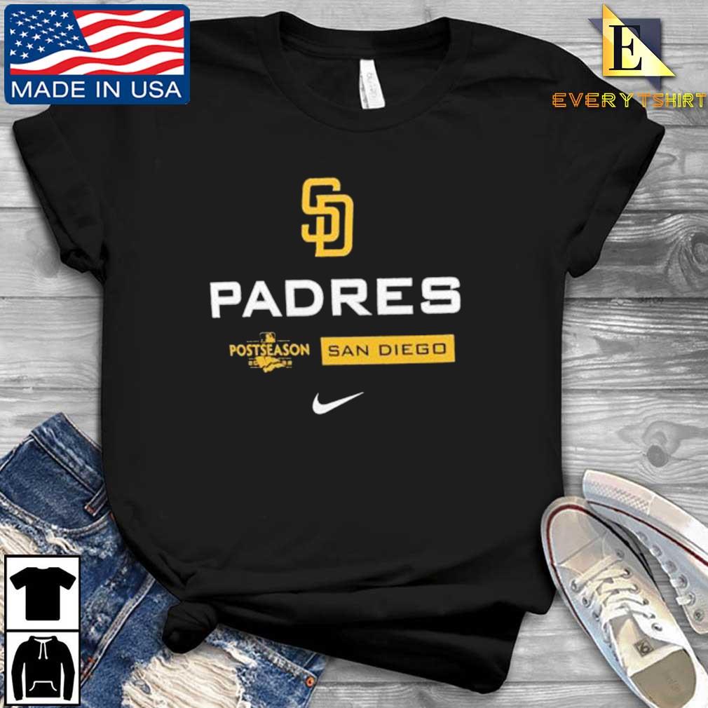 San Diego Padres Nike Brown 2022 Postseason Authentic Collection Dugout  T-Shirt, hoodie, sweater, long sleeve and tank top