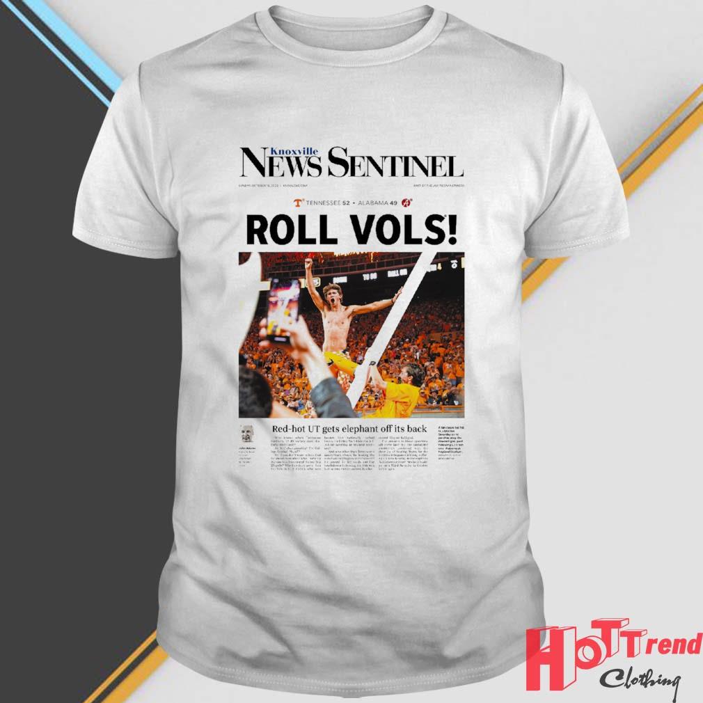 Tennessee Volunteers Knoxville News Sentinel Roll Vols Shirt