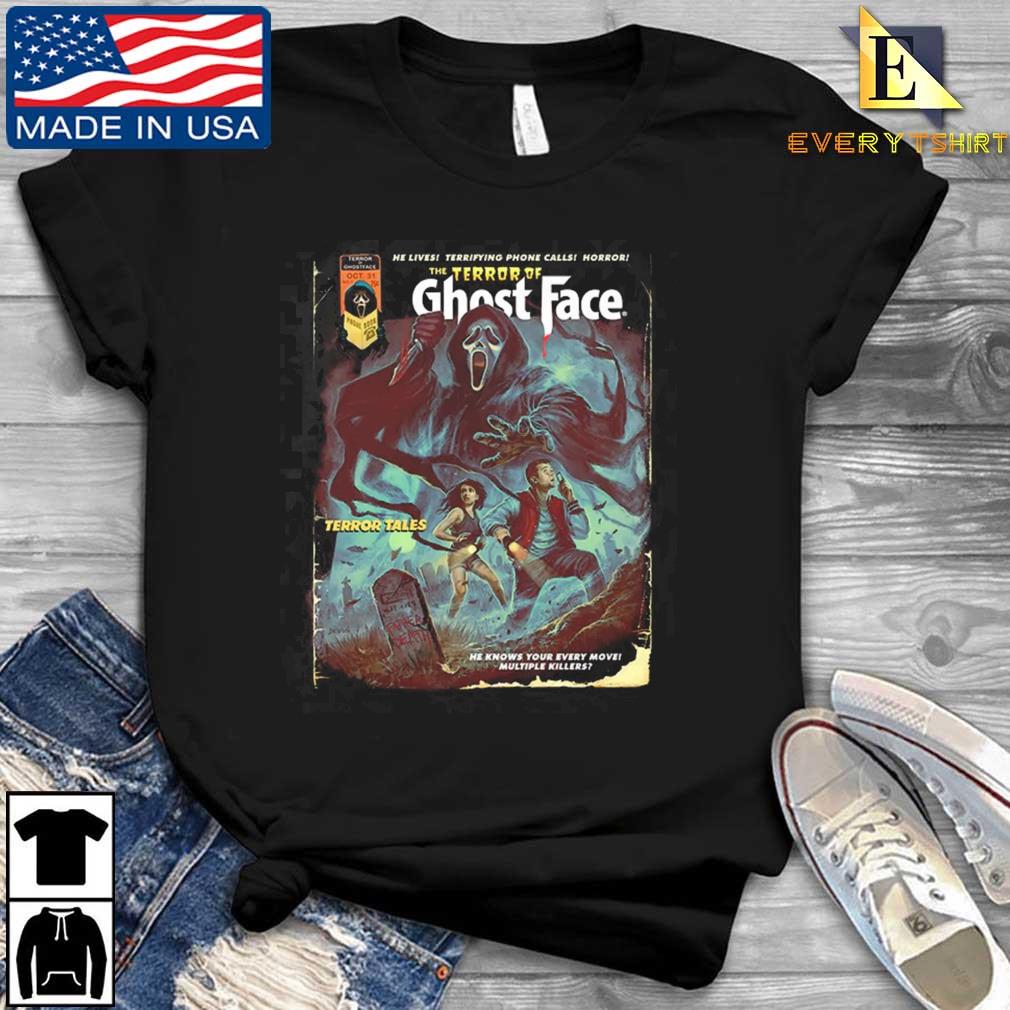 The Terror Of Ghost Face Halloween Shirt