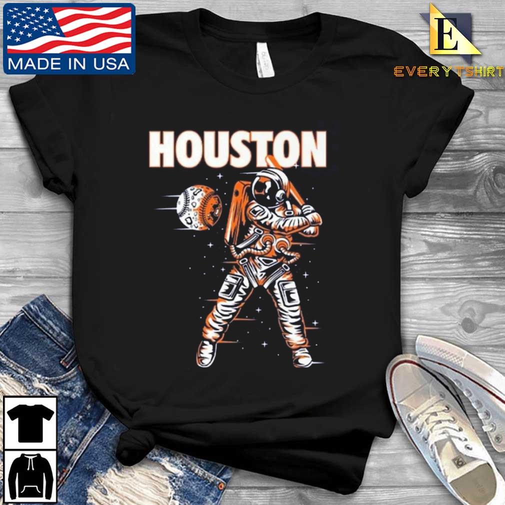 Vintage Houston Astros Baseball Team Astronaut Space Boy Shirt