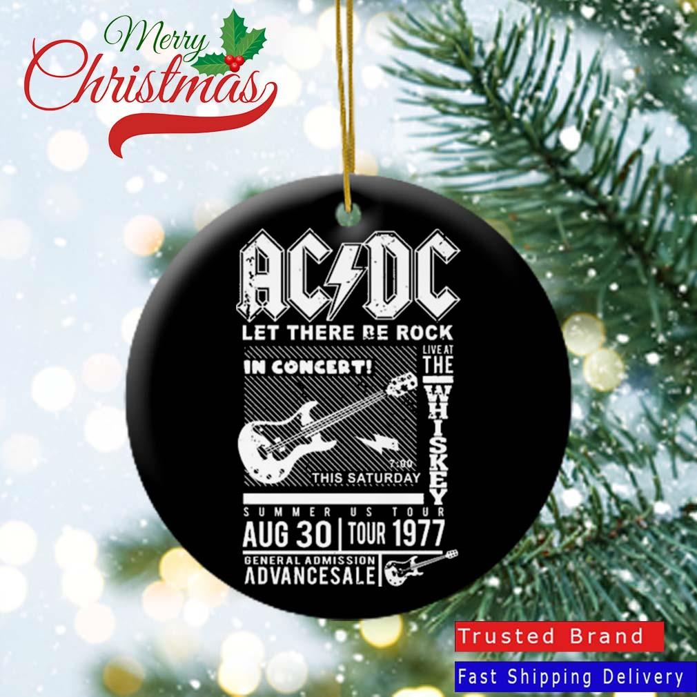 ACDC Let There Be Rock Live At The Whiskey Summer Us Tour Ornament