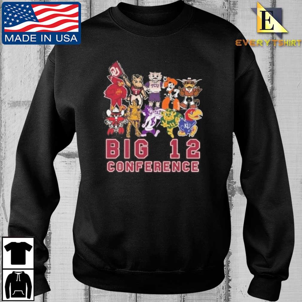 Big 12 Conference 2022 Championship Big 12 Mascot Football Shirt