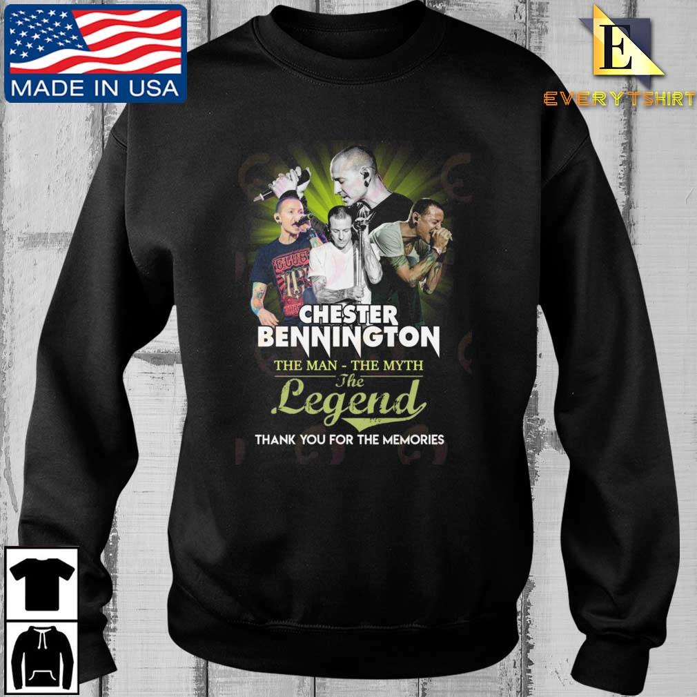 Chester Bennington The Man The Myth The Legend Thank You For The Memories Shirt