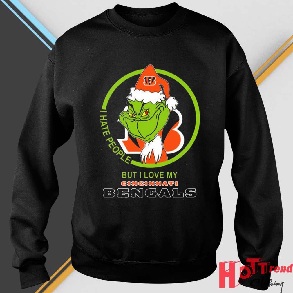Cleveland Browns NFL Christmas Grinch I Hate People But I Love My