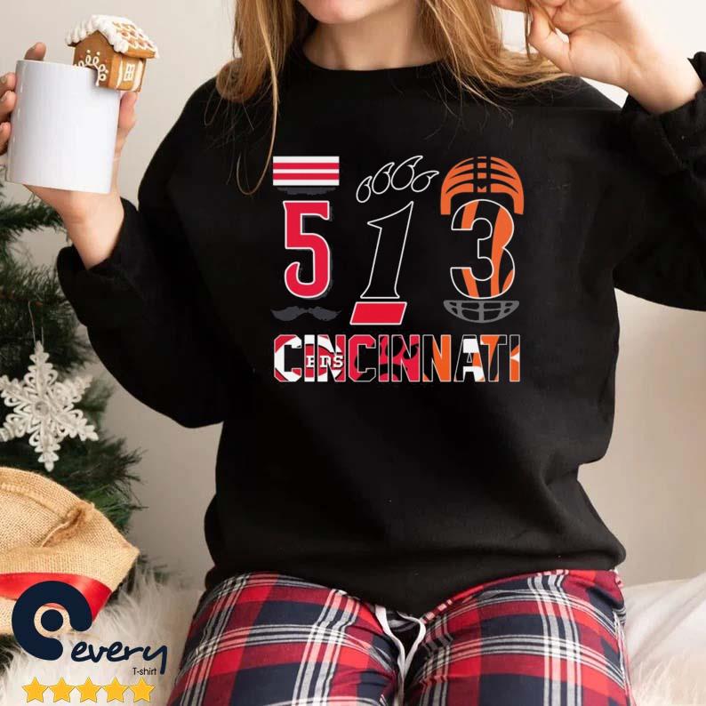 Cincinnati Bengals 513 logo 2022 shirt, hoodie, sweater, long sleeve and  tank top