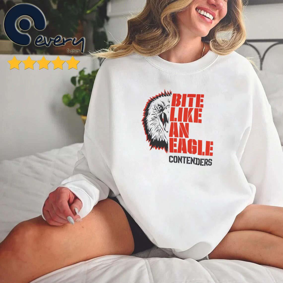 Contenders Clothing Cobra Kai Bite Like An Eagle Short Sleeve Shirt | Action Fiction | T-Shirt