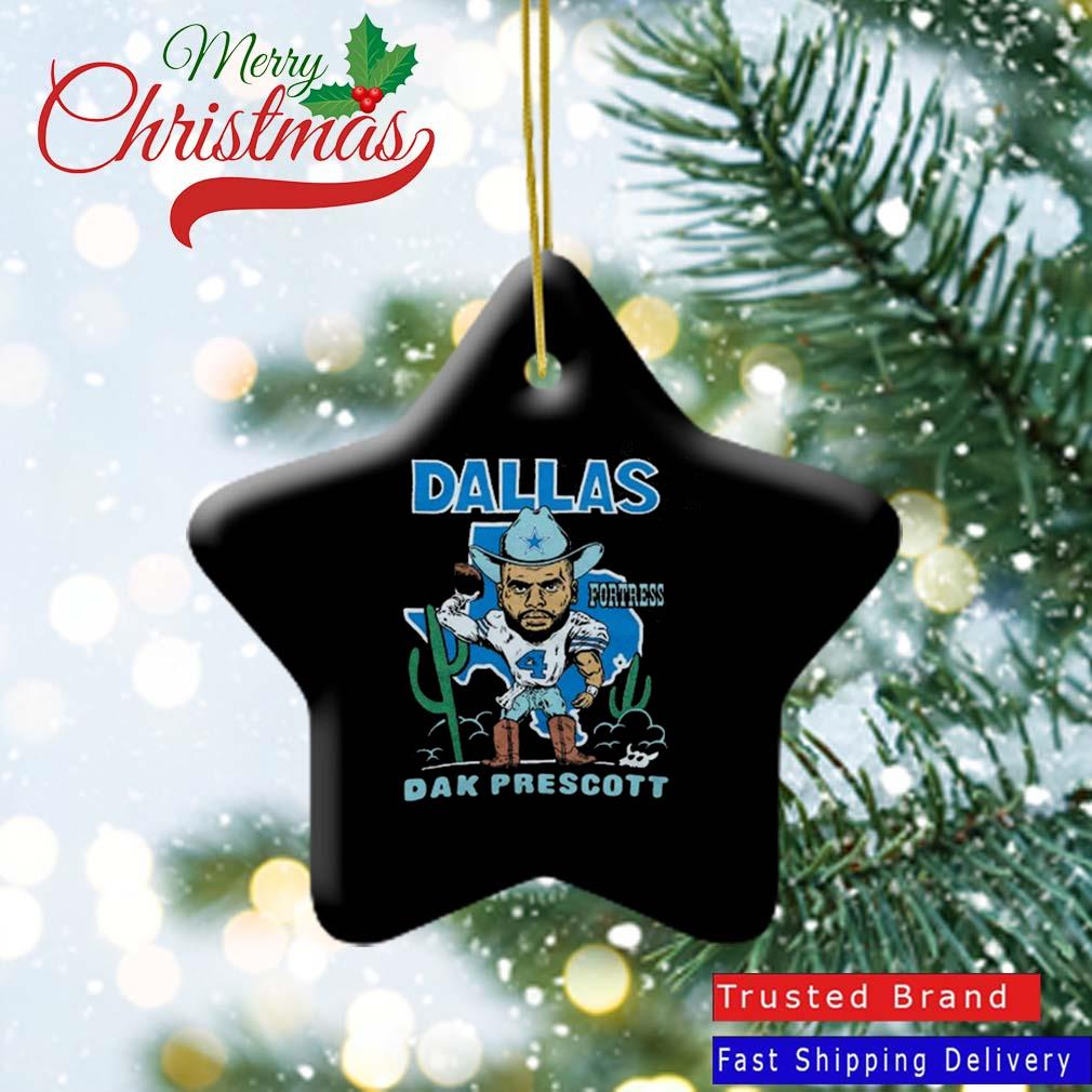Dallas Cowboys Dak Prescott Fortress Ornament