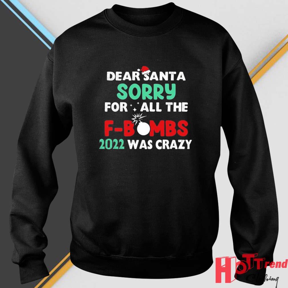 Dear Santa Sorry For All The F-Bombs 2022 Was Crazy Christmas Sweater