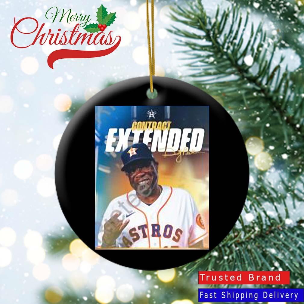 Dusty Baker Contract Extended Signature Ornament