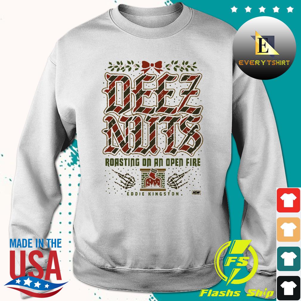 Eddie Kingston Deez Nuts Roasting On An Open Fire Christmas Sweater