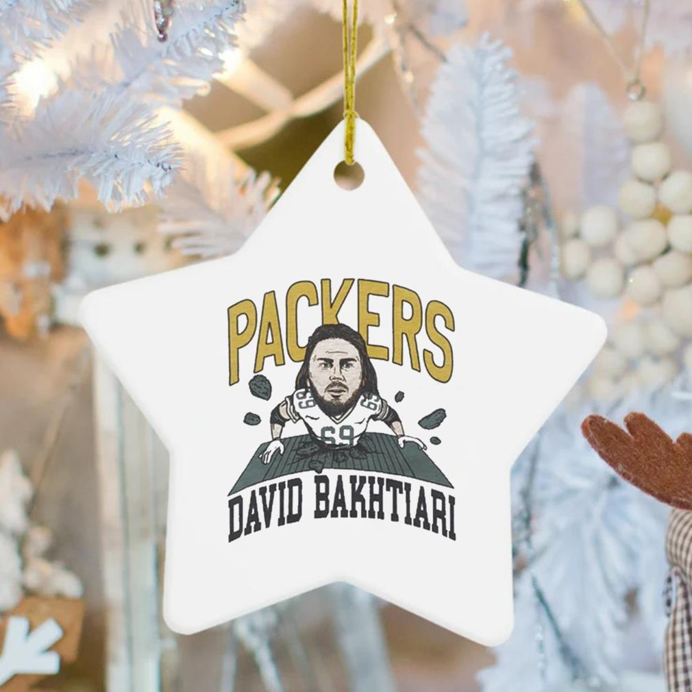 Green Bay Packers David Bakhtiari Homage Caricature Player Ornament