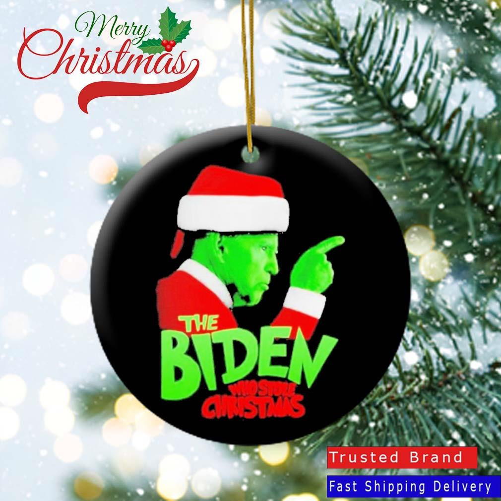 Grinch The Biden Who Stole Christmas 2022 Ornament