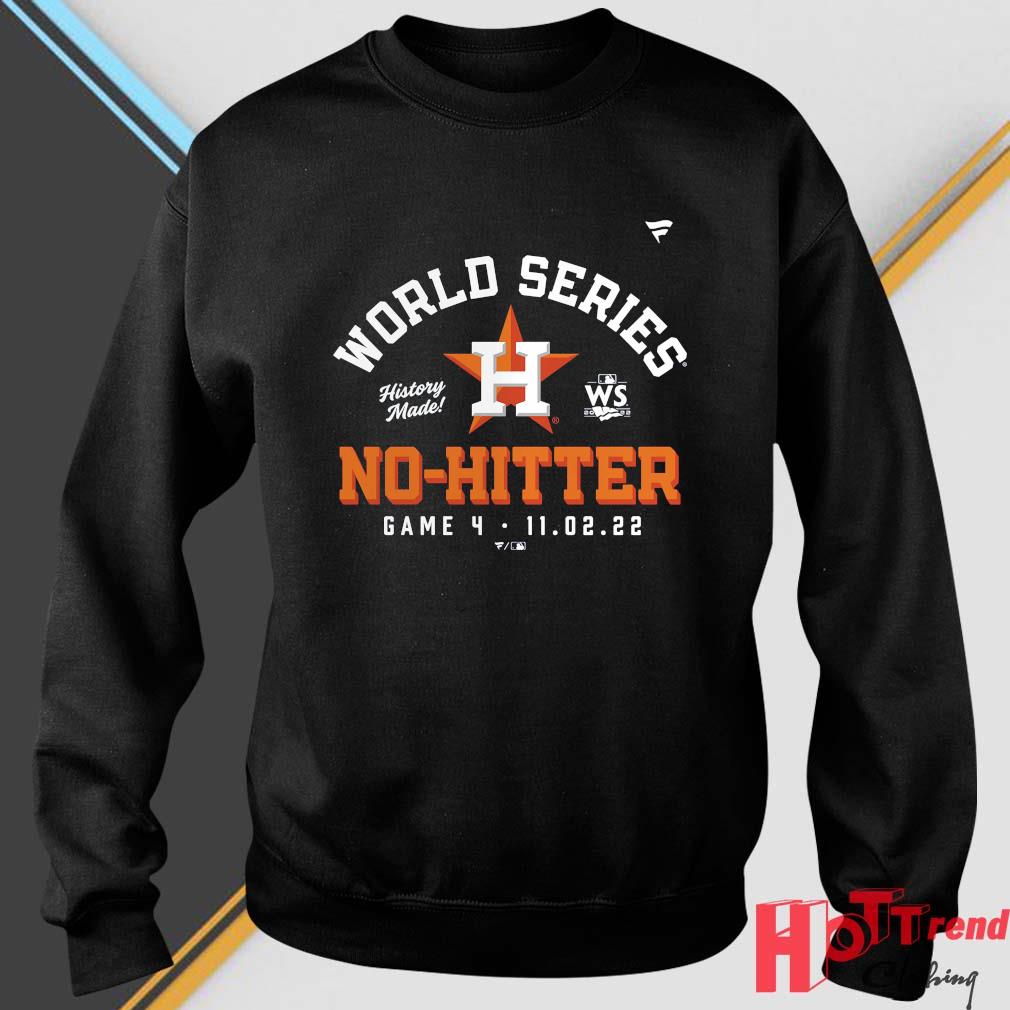 Houston Astros Baseball 2022 World Series No Hitter Game 4 2-11-22 Shirt