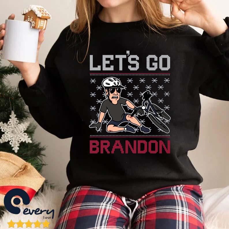 Joe Biden Let's Go Brandon Tacky Ugly Christmas Sweater