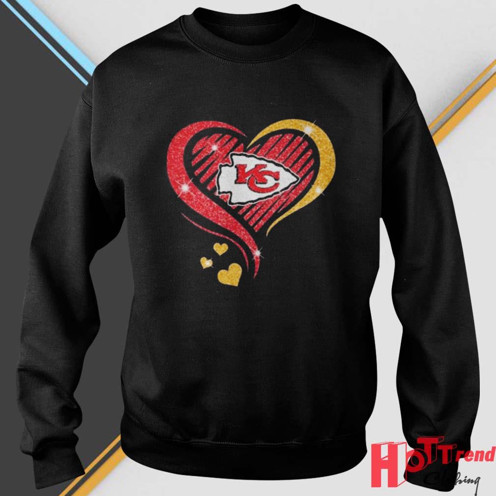 Official Kansas City Chiefs Diamond heart shirt, hoodie, sweater