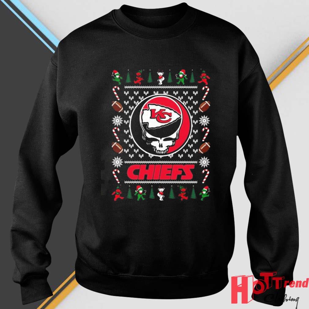 Kansas City Chiefs X Grateful Dead Christmas Ugly Sweater