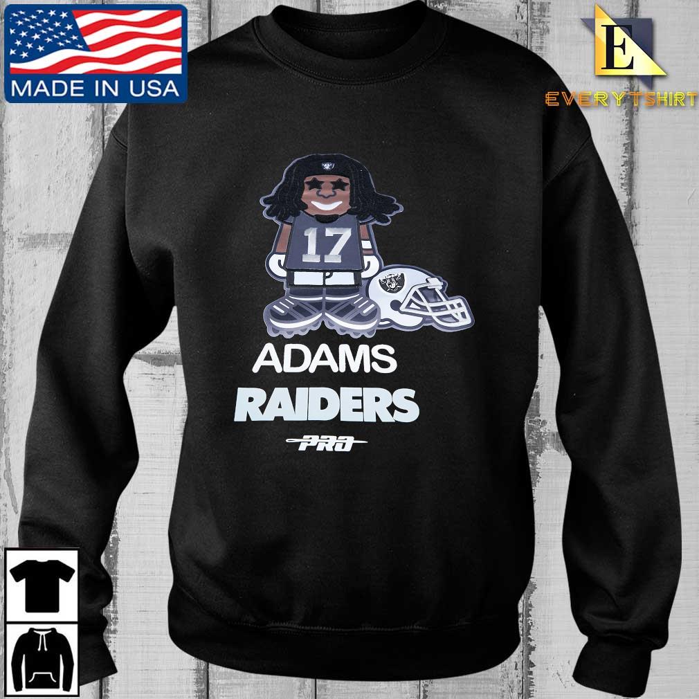 Las Vegas Raiders Davante Adams Pro Standard Black Player Avatar Shirt