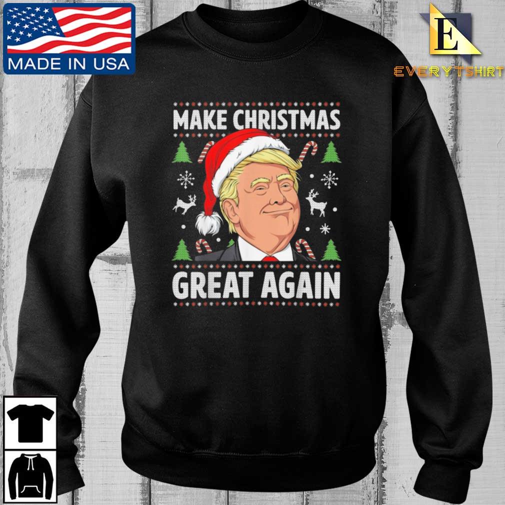Make Christmas Great Again Funny Trump Ugly Christmas Sweater